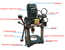 1200W Hole Puncher Electric Hole-punch Machine For Fire Galvanized Pipe Drilling Hole Double Spring Opening Machine GH-WFKKJ-ZW 2024 - buy cheap