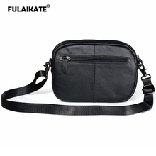 FULAIKATE Genuine Leather Universal Bag for All the Mobile Phone Case Large Size Shoulder Pouch Portable Pocket for iPhoneXs Max 2024 - buy cheap