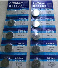 O envio gratuito de 10 pçs/lote 3 V CR1632 lithium botão bateria de célula tipo moeda 2024 - compre barato