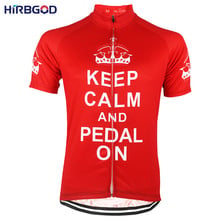 Hirbgod vermelho camisa de ciclismo dos homens verão manga curta clássico 4 cores mountain bike mtb roupas da bicicleta dos homens roupas dh 2024 - compre barato