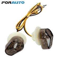 FORAUTO 2 Pcs/Set Motorcycle Amber Turn Signal Lights Blinker Motorcycle Lighting Indicator Lamp Moto Accessories 2024 - buy cheap