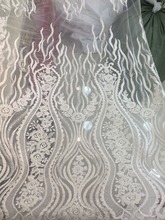quality guaranteed SYJ-6169 embroidered tulle lace fabric with full beads fashionable african net lace fabric 5 yard 2024 - buy cheap