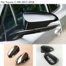 Car Styling Decoration Rear View Rearview Side Glass Mirror Cover Trim Frame 2pcs For Toyota C-HR CHR 2017 2018 2019 2020 2024 - buy cheap