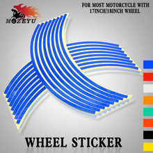 FOR MT07 MT09 FZ07 Strips Car Styling Motorcycle Automobiles Wheel Tire Sticker On Car Rim Tape Car Sticker Parking Accessories 2024 - buy cheap