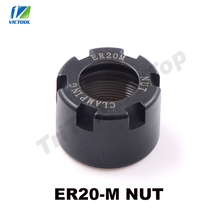 Tuerca de resorte tipo ER20 ER20-M M, herramienta de torno de grabado para fresadora CNC, de alta calidad, Envío Gratis, 2 unids/lote 2024 - compra barato