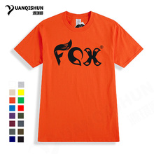 YUANQISHUN Brand T-shirt Funny FOX Letter Fashion Design T Shirt 16 Colors Unisex Boutique Tshirt Men Tops Fashion Femme T Shirt 2024 - buy cheap