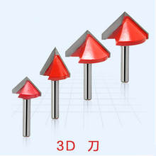 3pcs 6x32x150 degree CNC Router Bits, Wood Engraving Tools on 3D Carving Cutting Machine 2024 - buy cheap