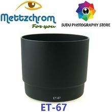 Mettzchrom-cubierta de lente de montaje de bayoneta ET-67 ET67 para Canon EF 100mm f/2,8 Macro USM, parasol ET 67 2024 - compra barato