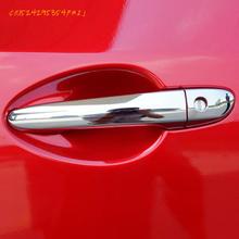 Для Mazda 2 3 Cx-5 6 2012 2013 2014 2015 2016 2017 Хромированная передняя крышка двери Боковая Отделка формовочная накладка декор M2 M3 M6 Cx5 2024 - купить недорого