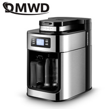 DMWD Automatic Electric Coffee Maker Bean Grinder Mill Grinding Machine Comercial Espresso Tea Boiler Drip Cafe American Pot EU 2024 - buy cheap