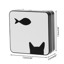 Contact Lens Box Cat Fish Square Portable Eyewear Case With Mirror Lens Storage Container Contact Lens Case Random delivery 2024 - buy cheap