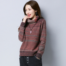 2018 Autumn Winter Turtleneck Sweaters Female Casual Long Sleeve Short Pullovers Sweater Women Loose Knitted Sweater FP1200 2024 - buy cheap