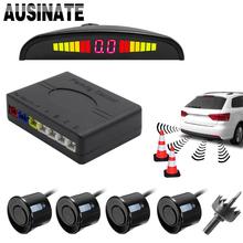 Auto Parktronic Car Parking Sensor With 4 Sensors Radar Monitor Detector System Backup Reverse Car Parking Kit LED Display 2024 - buy cheap