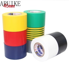 Electrical tape 45mm X18 meter long 18mm insulation tape black large volume electrical tape transformer electric accessory 2024 - buy cheap