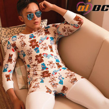 Novo conjunto de trajes masculinos aibc, trajes de algodão com legging, roupas íntimas para outono e inverno 2024 - compre barato