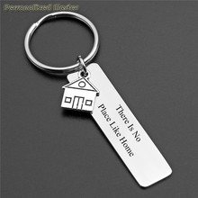 Personalized Master Customized Text Key Chains Engraved House Charm Keychain First Home Keyring New Home Owner Housewarming Gift 2024 - buy cheap
