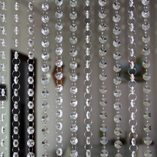 Plastic Transparent Bead curtain encryption acrylic crystal bead wedding decoration party stage layout Supplies, ornaments 2024 - buy cheap