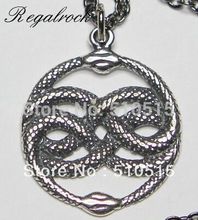Regalrock Neverending story Bastian Bux Orin The Aurin Atreyu Infinite Snake Pendant Necklace 2024 - buy cheap