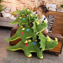 Peluche grande y creativo para niños, muñeco de dinosaurio de peluche de 40-100cm, Triceratops, Stegosaurus, regalo de cumpleaños 2024 - compra barato