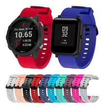 Correa de silicona para reloj inteligente, pulsera de 20mm para Garmin Forerunner 245M/645, Xiaomi Huami Amazfit Bip Bit, Forerunner245 2024 - compra barato