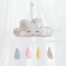 INS Kawaii-almohada de felpa con forma de luna y nubes para habitación de bebé, juguetes de decoración para cuna, regalo para niños 2024 - compra barato