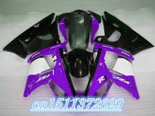 Dor-purple black white Fairing Kit for YZF R1 00-01 YZF-R1 2000-2001 YZF1000 1000 YZFR1 00 01 2000 2001 D 2024 - buy cheap