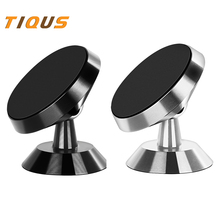 TIQUS-soporte magnético de teléfono para coche, 360 grados, GPS, Universal, para iPhone X, 7, 8, Samsung 2024 - compra barato