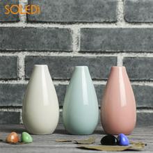 Nordic Ceramic Vases Mini Flower Vases For Office Desktop Decoration Living Room Decor Vases 10cm High 2024 - buy cheap