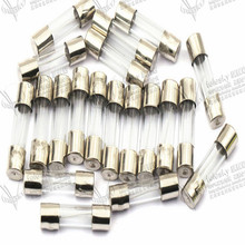 fuze 0.2 0.5 1 1.5 2 3A 4 5A 6 8 12 20 10A fusible 15 30A fusivel  diameter 5mm length 20mm 250v glass fuse wire 100pcs/lot 2024 - buy cheap