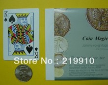 Conjunto de magica de camaleão + dvd -- moeda e dinheiro, truques de mágica 2024 - compre barato