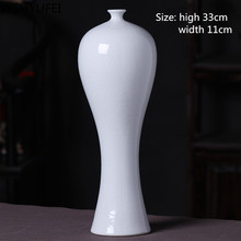 Blue and white porcelain vase Smooth and textured Flower arrangement hydroponic plant Living room home decoration WSHYUFEI 2024 - buy cheap
