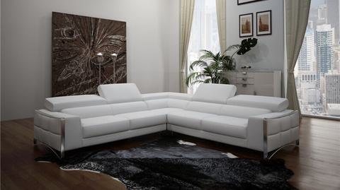 Modern Genuine Leather Sofas L, Modern Leather Sofas And Sectionals