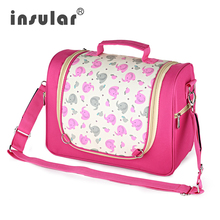 Hot Stylish dot printing diaper bags Shoulder Messenger multifunctional mummy big stroller bag maternity handbag nappy baby bags 2024 - buy cheap