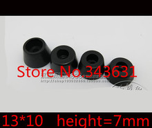 100Pcs 13 x 10mm  Black Durable Rubber Instrument Case Non-slip Cabinet Instrument Box Case Foot Bumpers Feet 2024 - buy cheap