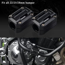 Motorcycle 22/25/28mm Engine Protection Guard Bumper Decor Block For Yamaha MT09 MT07 FZ09 FJ09 XSR900 XS7900 FZ1 FZ8 FZ6S FZ6N 2024 - buy cheap