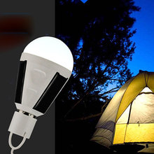 LukLoy-bombilla LED Solar de emergencia para el hogar, foco de luz nocturna para el mercado, impermeable, para acampada 2024 - compra barato