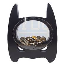 Creative Wood DC Batman Coin Bank Piggy Bank Black Cute Cartoon Money Saving Box Kids Gift  Home Decro 2024 - buy cheap