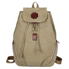 KVKY-mochila multifuncional Vintage para mujer, bolso escolar de lona, de viaje, informal 2024 - compra barato