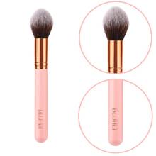 Cepillo del maquillaje corrector Blush en polvo líquido Fundación cara cepillo de maquillaje herramientas dispersos en polvo llama cepillo plano cepillos Blush E2 2024 - compra barato