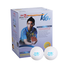 Juego de pelota de ping pong V40 +, Material de entrenamiento con costuras, doble blanco, 100 unids/caja 2024 - compra barato