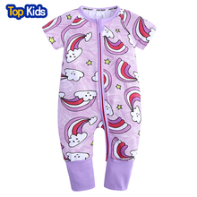 Kids Tales Baby Girls Rompers Summer Short Sleeve Cute Cartoon Boys Clothes 2019 New Brand unisex toddler jumpsuits 0-2 MBR225 2024 - buy cheap