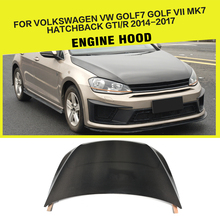 Углеродное волокно передняя крышка двигателя автомобиля для Volkswagen VW Golf MK7 GTI R хэтчбек 2014-2017 2024 - купить недорого