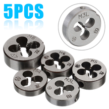 5pcs Left-hand Thread Die High Hardness Metric Thread Die Cutting Tool Set M3 M4 M5 M6 M8 For Mold Machining 2024 - buy cheap