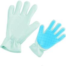 1 PC Brand New Pet Grooming Glove Suede Cat Teasing Massage Glove Silicone Bath Cleaning Beauty Comb Hair Removal Wonder 2024 - buy cheap