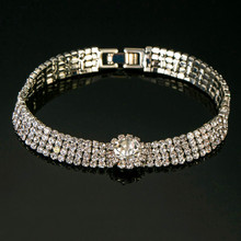 Luxury Female Crystal Zircon Stone Bracelet Bangle Fashion Silver Color Jewelry Vintage Charm Wedding Bracelets For Women 2024 - buy cheap