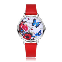 Лидер продаж LVPAI Роскошные Брендовые женские кожаные часы с бабочкой женские кварцевые наручные часы женские часы под платье подарок Q 2024 - купить недорого