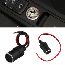 1PC  Car Cigarette Lighter 12V Car Cigarette Lighter Socket Brass Plug Connector Adapter Female Car Universal Easy To Install 2024 - buy cheap