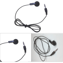80CM 3.5mm Mono Single Stereo In-Ear Earphone Headset for Common Phone No Microphone Unilateral earphones Dropshipping 2024 - buy cheap