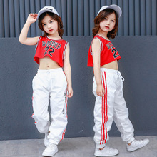 New Jazz Dance Costumes For Children And Girls Short Jacket 2020 Modern Dance Hip-Hop Korean Girls Hip-Hop Dance Costumes 2024 - buy cheap