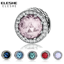 Браслет ELESHE, модный, сверкающий, с кристаллами и кубическим цирконием, 6 видов цветов, подходит для изготовления ювелирных изделий 2024 - купить недорого